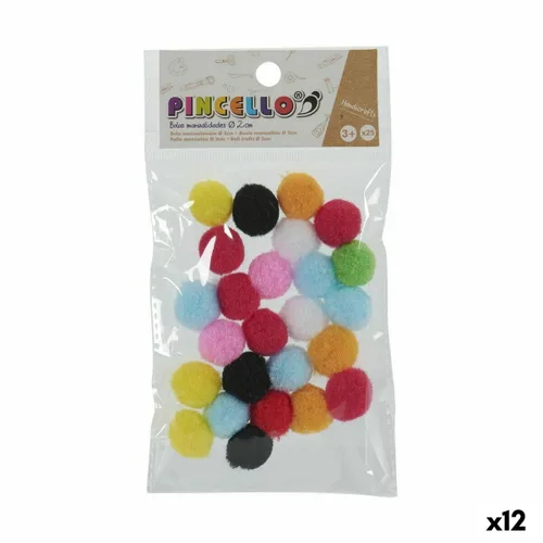 Vista 2 de Material para Manualidades Pincello Bolas Multicolor Ø 2 cm 12