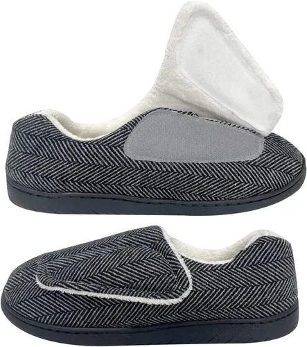 Vista 7 de Urbancolr Urbancolr - Zapatos ajustables para mujer, con espalda cerrada, lavables para interiores, con correa de cierre ajustable, para pies