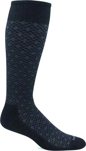 Vista 5 de Sockwell Calcetines de compresión graduados moderados de peso pluma para hombre Negro