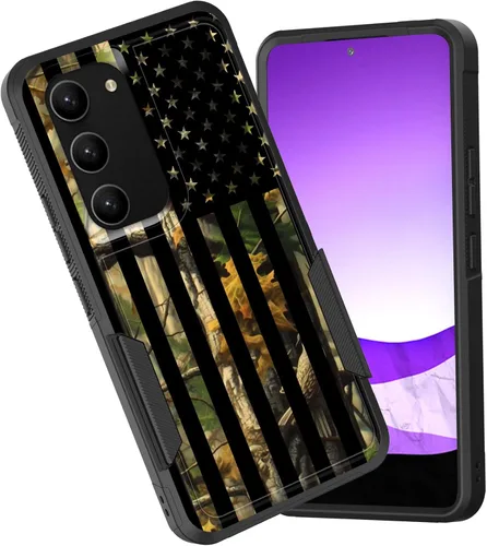 Vista 24 de Funda para Galaxy A15 5G, doble capa híbrida resistente a prueba de golpes, policarbonato duro, silicona suave, TPU, funda protectora para Samsung