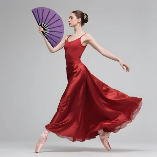Vista 3 de QIRMIZI Abanico plegable grande de 10 piezas para rave de mano, abanicos para Kung Fu, Tai Chi, Danza, Festivales de Música, Carnavales, Bodas