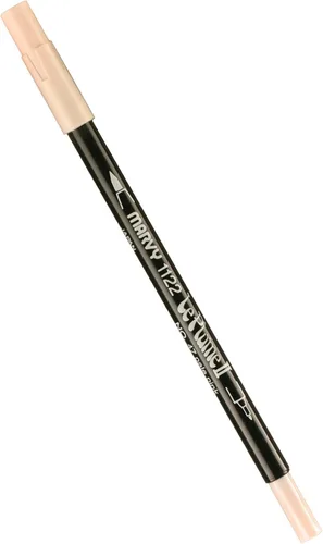Vista 82 de Uchida 1122-C-3 Marvy Extra Fine Tip Le Plume II Rotulador de doble punta, azul