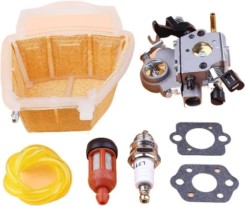 Vista 5 de Kit de afinación de carburador compatible con Stihl MS311 MS391 MS362 Motosierra Filtro de combustible de aire compatible con motosierra gasolina