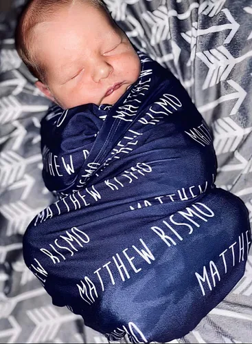 Vista 4 de Manta de bebé personalizada con nombre, regalo personalizado para bebés, regalo para bebés, niños para cumpleaños, madre primeriza, regalo