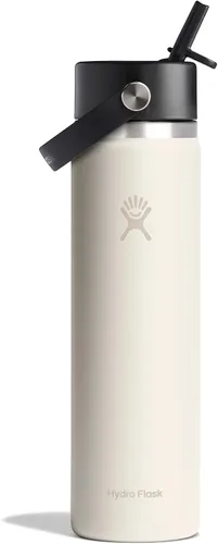Vista 7 de Hydro Flask de boca ancha con tapa Flex de pajita de 24 onzas Agave