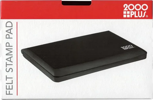 Vista 5 de 2000Plus - Almohadilla para sellos, tamaño No.2, 6-1/4" x 3-1/4"D, negro