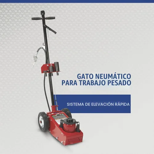 Vista 2 de Strongway Gato de Piso de Servicio Neumático/Hidráulico de Elevación Rápida de 22 Toneladas Controlled vehicle lifting, heavy shop use, stable
