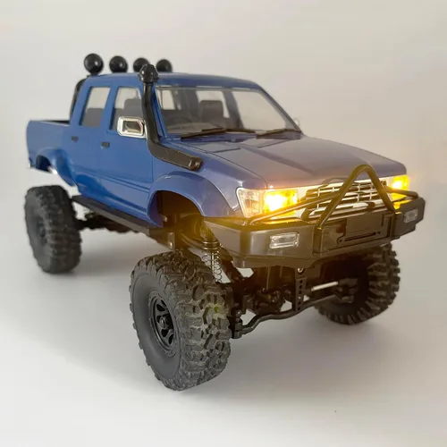 Vista 7 de HLSFWDRIVE WPL C64-1 RC Crawler 4x4 RC Camión RC Escala 1/16 Off Road
