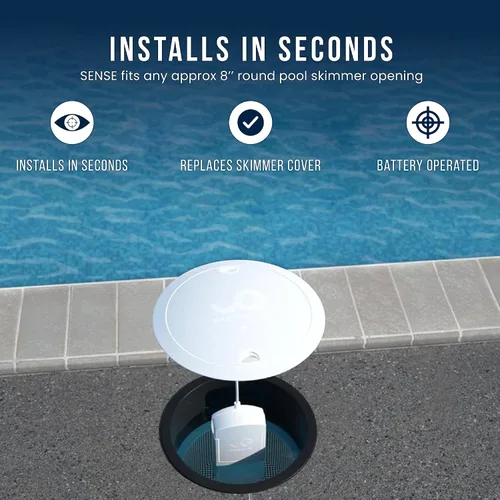 Vista 6 de WaterGuru Sense S2 - Monitor inteligente de piscina – Probador digital de agua de piscina y spa para cloro, pH, CYA y alcalinidad – habilitado