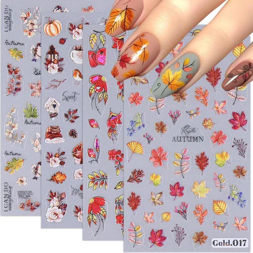 Vista 10 de Calcomanías para Uñas de Halloween, 6 Hojas de Calcomanías para Uñas de Fantasma Negro 3D Autoadhesivas Pequeñas de Horror Calabaza Brujas