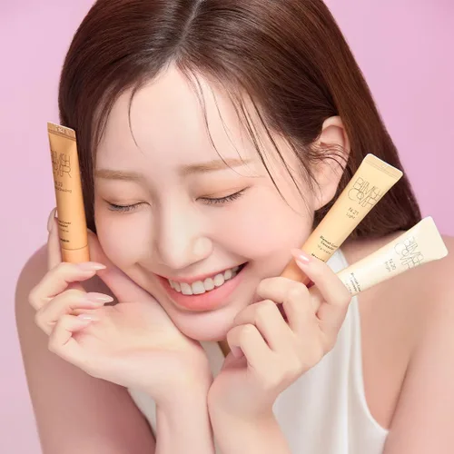 Vista 6 de Hanskin Corrector de cobertura completa de imperfecciones, iluminador debajo de los ojos, oculta e ilumina las ojeras, fórmula cremosa semimate
