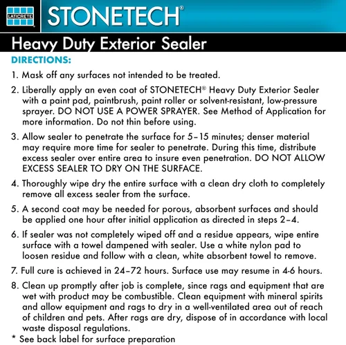 Vista 5 de STONETECH Sellador exterior resistente, botella de 1 cuarto de galón/32 oz (32.0 fl oz)