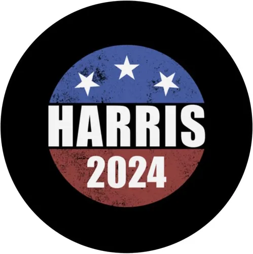 Vista 3 de Botón de elección de Harris 2024 Vote '24 Presidente Kamala Harris PopSockets intercambiable PopGrip