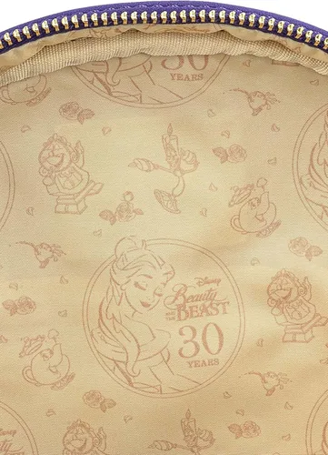 Vista 5 de Loungefly Disney Beauty and the Beast Ballroom Scene - Bolsa de hombro para mujer, doble correa, talla única, multicolor