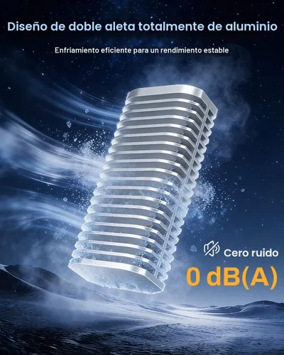 Vista 3 de TERRAMASTER Carcasa SSD Pro D1 SSD Pro 80Gbps M.2 NVMe (sin disco)