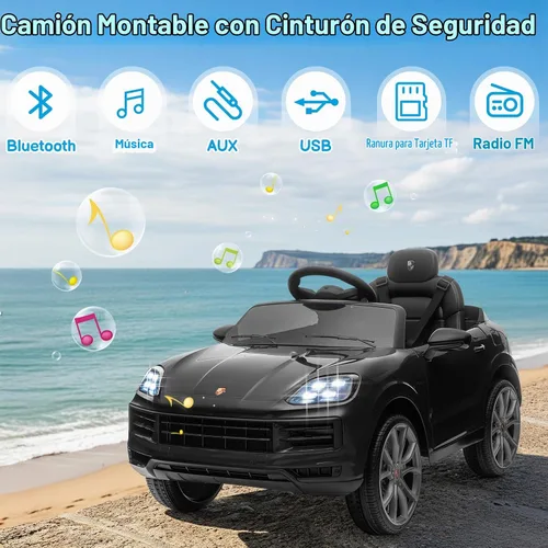 Vista 3 de Winado Porsche Cayenne - Coche eléctrico de 12 V con licencia para niños