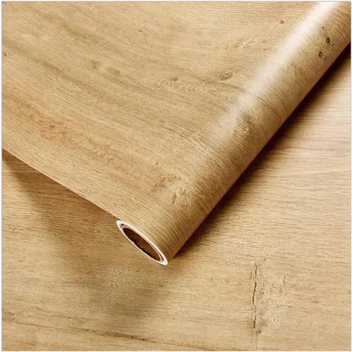 Vista 14 de Papel de contacto de madera autoadhesivo, película de vinilo de madera de 11.8 x 39.37 pulgadas, papel tapiz de madera impermeable y extraíble Grano