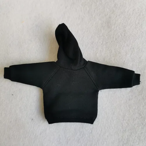 Vista 3 de Figura de acción de hombre fuerte a escala 1/12, ropa masculina, ropa con capucha para hombre, ropa para 1:12 6 pulgadas, figura de acción