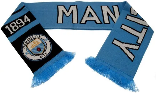 Vista 3 de Manchester City FC Auténtica bufanda de punto EPL 1894