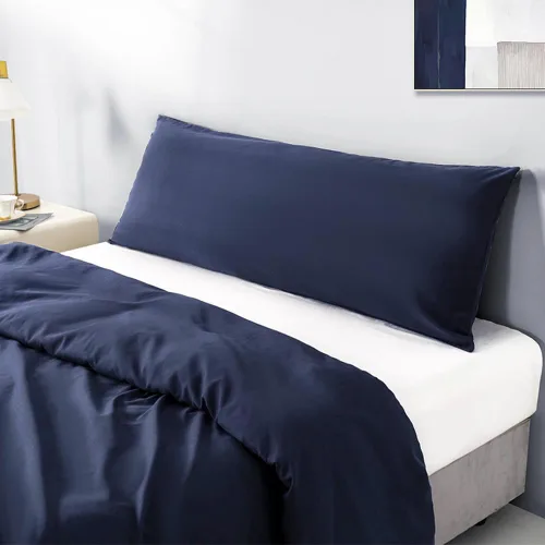 Vista 25 de Paquete de 2 fundas de almohada de microfibra tamaño estándar con cremallera, fundas de almohada color beige, suaves y cómodas, no se encogen Beige
