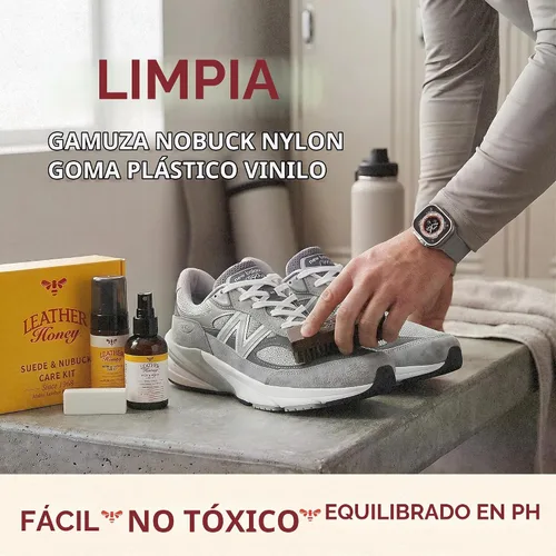 Vista 5 de Protector y Limpiador de Gamuza de Cuero Honey