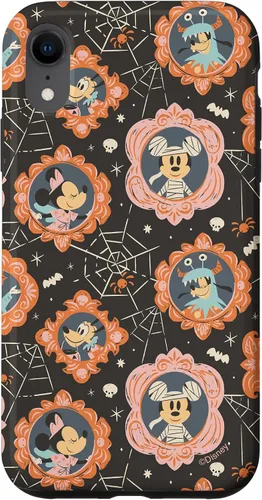 Vista 24 de iPhone 16 Disney Mickey Mouse & Pals Spooky Cute Halloween Frames Case