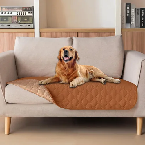 Vista 107 de gogobunny Manta para mascotas 3 veces más resistente, impermeable y a prueba de arañazos; protector de muebles reversible para perros y gatos, funda