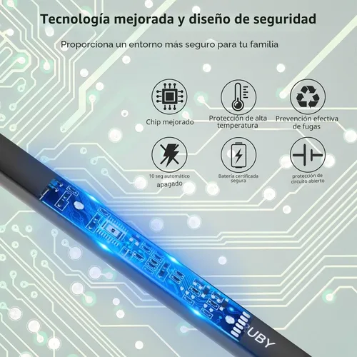 Vista 3 de MEIRUBY Encendedor eléctrico de velas largo electrónico, recargable por USB, arco, resistente al viento, encendedores sin llama para velas, camping