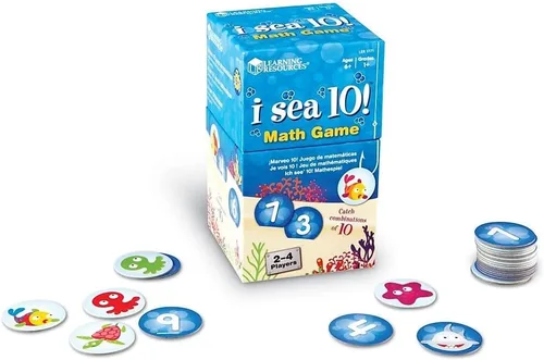 Vista 5 de Learning Resources juego de matemáticas ¡Marveo 10! (I Sea 10!)