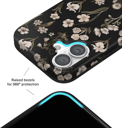 Vista 1258 de VELVET CAVIAR Funda para iPhone 15, compatible con MagSafe, probada contra caídas de 10 pies, fundas protectoras de diseño, leopardo color rosa