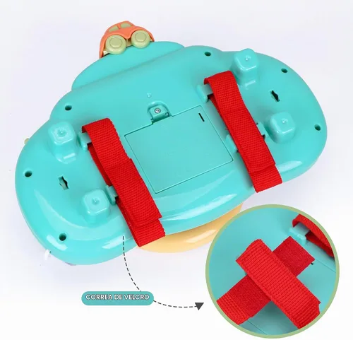 Vista 7 de Caterbee Juguetes para volante de conductor Baby Turn and Learn (azul)
