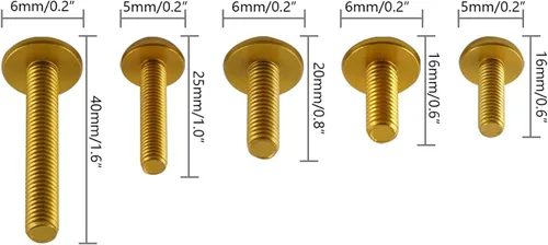 Vista 3 de Kit de tornillos de carenado CNC para motocicleta, 155 piezas, tornillos para Yamaha Tenere 700 T700 XTZ 700 YZF XJR FJR 1300 MT09 MT07 XJ6 TMax FZ8