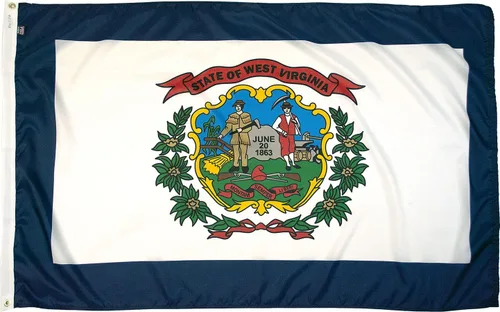 Vista 62 de FlagSource Bandera del estado de Alabama, material de nailon 200D con certificación FMAA, resistente, fabricada en Estados Unidos, resistente a