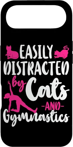 Vista 27 de Gato de gimnasia fácilmente distraído por gatos y funda de gimnasia para iPhone 17
