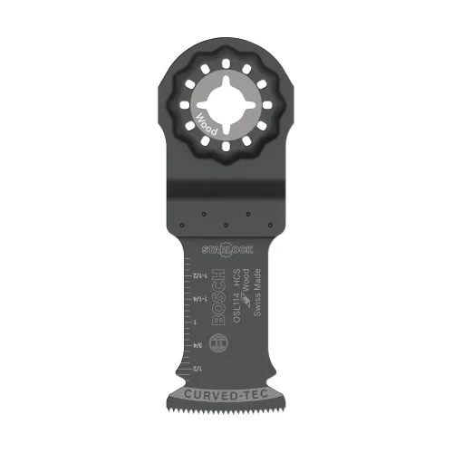 Vista 5 de Bosch OSL114 1-1/4 pulg. Starlock® Cuchilla de corte de inmersión de acero de alto carbono para herramienta multioscilante