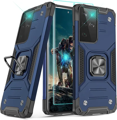 Vista 24 de YmhxcY Funda para Galaxy Note 8, funda para Galaxy Note 8 con protector de pantalla curvado 3D, fundas de grado armadura con soporte giratorio