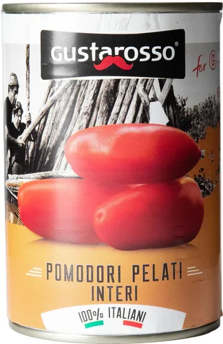 Vista 7 de Tomates 100% italianos Gustarosso DaniCoop – Campania, Italia - 28.8 oz (800g)
