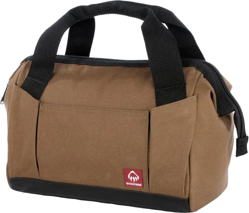 Vista 10 de WOLVERINE Tool Bag Tote Utility Roll Durable Nailhead Nylon, Adjustable Straps, and Versatile Pockets