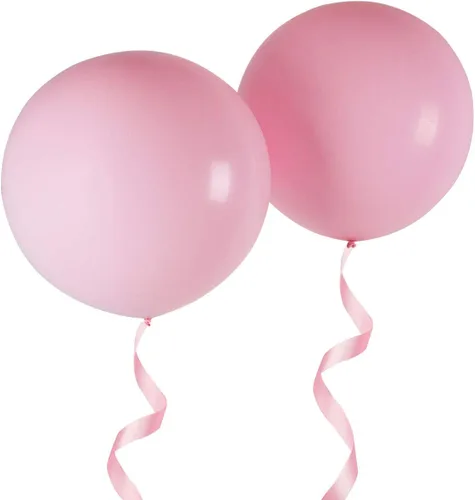 Vista 22 de Globos redondos gigantes de 36 pulgadas, paquete de 6 globos de látex negros para sesiones de fotos, bodas, baby shower, decoraciones de fiesta
