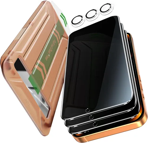 Vista 11 de YMHML Paquete de 2 protectores de pantalla de privacidad compatibles con iPhone SE 2020 2ª 2022 de 3ª generación, iPhone 8, 7, 6S, 6, 6, 6