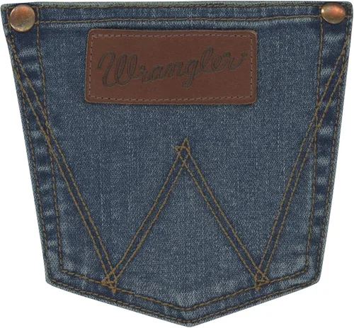 Vista 4 de Wrangler Pantalones de mezclilla retro de talle alto para mujer