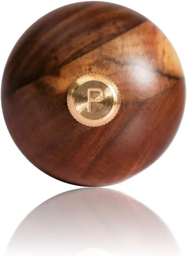Vista 7 de Molinillo de pimienta, molinillo de pimienta con molinillo ajustable de acero inoxidable, madera de acacia, altura 12 pulgadas / 30 cm