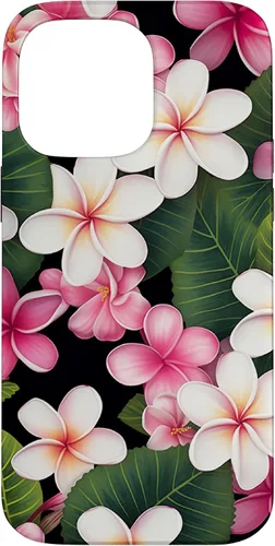 Vista 21 de Plumeria Flower Pretty Garden Hawaii Case for iPhone 17