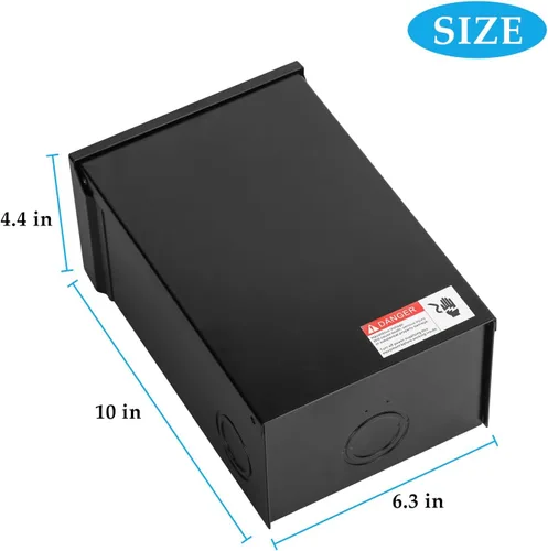 Vista 5 de Briidea Panel de spa de 50 amperios con disyuntor GFCI de 3 polos y 50 amperios, impermeable IP 65, ideal para spas, jacuzzis, piscinas, hogar