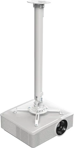 Vista 10 de VIVO Soporte universal para proyector de techo ajustable para proyectores regulares y mini, montaje de proyección con brazos extensibles, negro