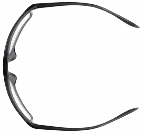 Vista 7 de Nike Adrenaline - Gafas de plomo envolventes con radiación, marco rectangular de plástico, tamaño de cabeza de marco ML
