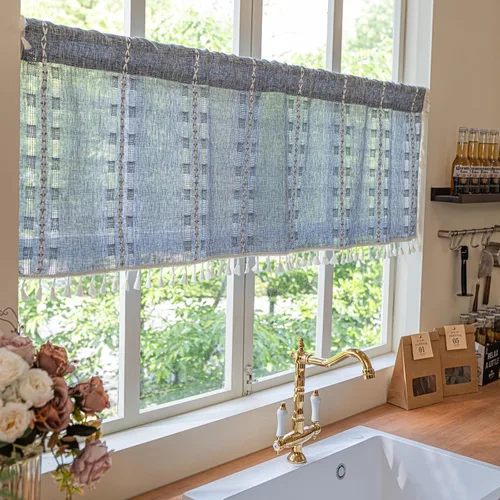 Vista 19 de Sutuo Home - Cortinas bohemias negras de 84 pulgadas de largo para dormitorio y guardería, cortinas de estilo rústico con dobladillo para barra