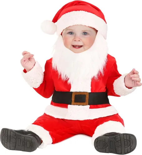 Vista 2 de Disfraz de Papá Noel para bebé
