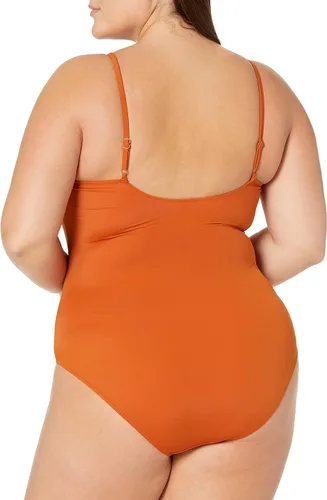 Vista 6 de Tienda Essentials Bañador de una pieza con tirantes finos para mujer