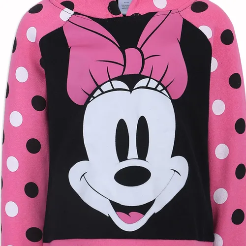 Vista 3 de DISNEY Minnie Mouse - Sudadera con capucha para niñas pequeñas y grandes